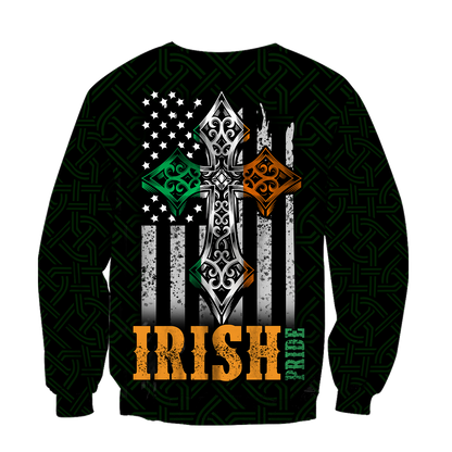 Irish St.Patrick day 3d hoodie shirt for men and women MH3010204S