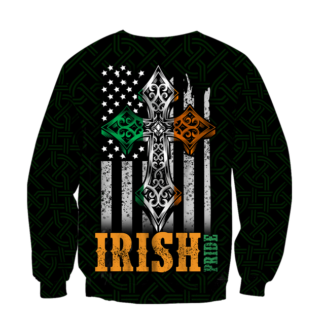 Irish St.Patrick day 3d hoodie shirt for men and women MH3010204S