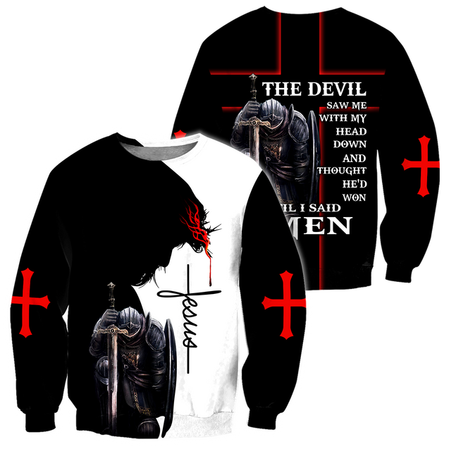 The Devil Saw Me With The Head Down 3D All Over Printed Shirts For Men and Women Pi30062001