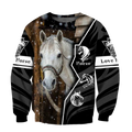 Beautiful Horse 3D All Over Printed shirt for Men and Women Pi040102-Apparel-NNK-Sweat Shirt-S-Vibe Cosy™