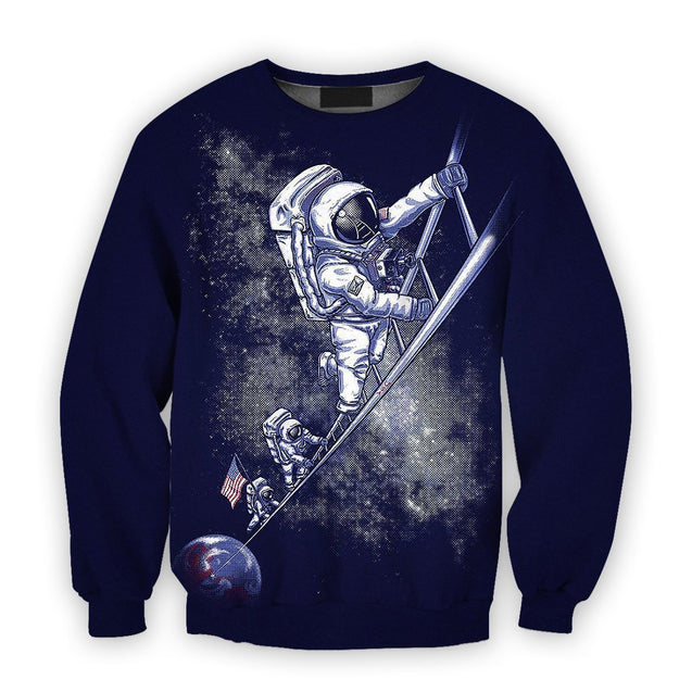 3D all over print astronauts-Apparel-HbArts-Sweatshirt-S-Vibe Cosy™