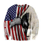 Horse Flag 3D All Over Printed Shirts Pi16062002-Apparel-TA-Sweatshirts-S-Vibe Cosy™