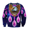 Eagle Purple Dreamcatcher Native American 3D All Over Printed Shirts VP11092002-LAM