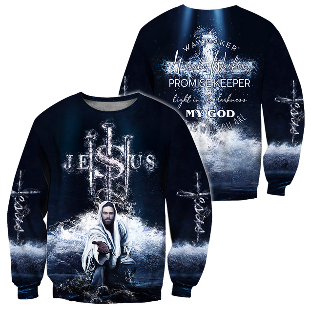 3D All Over Printed Shirts For Men and Women Easter Jesus Pi190501-Apparel-TA-Sweatshirts-S-Vibe Cosy™