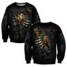 Steampunk Mechanic Skull All Over Printed Hoodie For Men and Women Pi21102002