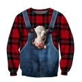 Baby Dairy Cow Hoodie T-Shirt Sweatshirt for Men and Women Pi130202-Apparel-NM-Sweater-S-Vibe Cosy™