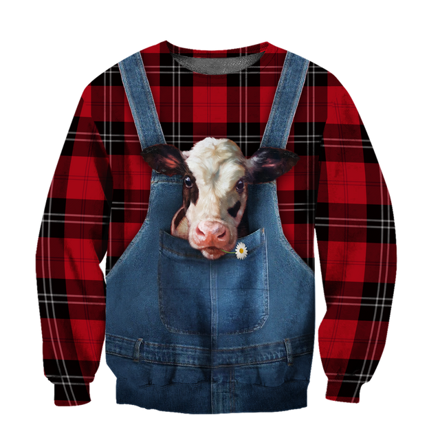 Baby Dairy Cow Hoodie T-Shirt Sweatshirt for Men and Women Pi130202-Apparel-NM-Sweater-S-Vibe Cosy™