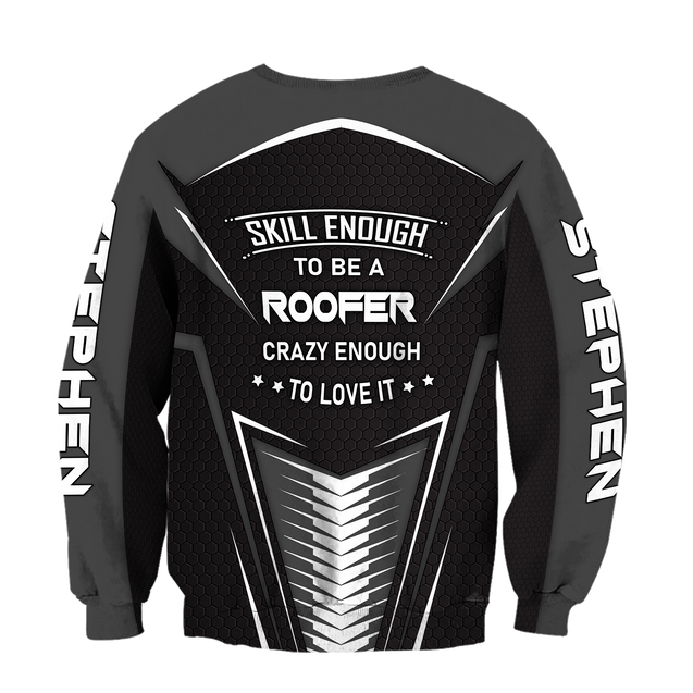 Custom Name Roofer Man - Crazy Enough To Love This 3D All Over Printed Shirts For Men