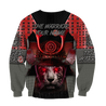 3D Tiger Samurai Warrior Custom Name Hoodie Shirt for Men and Women