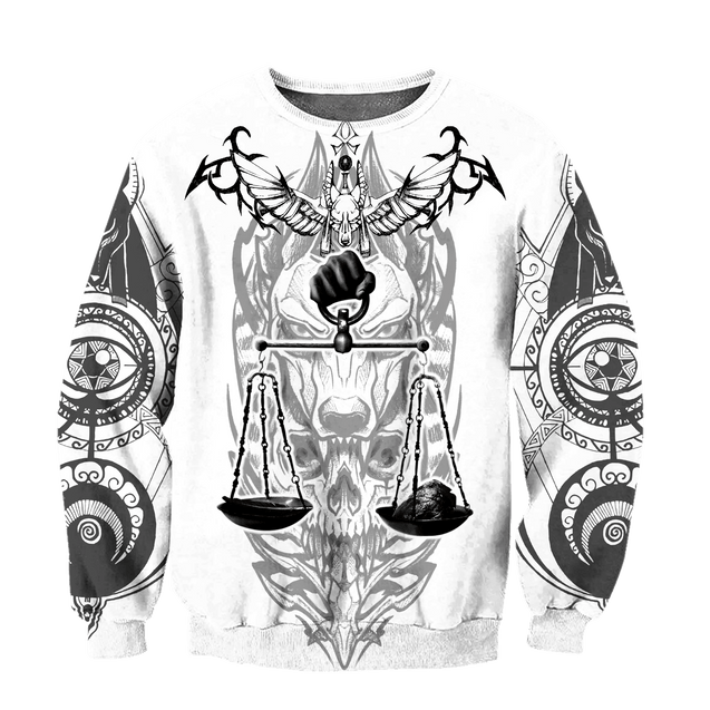 Ancient Egypt Anubis God All 3D Over Printed Unisex Hoodie ML