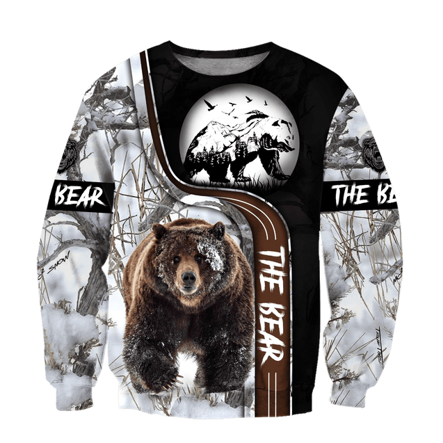 All Over Printed Bear Hoodie VP02102001-MEI