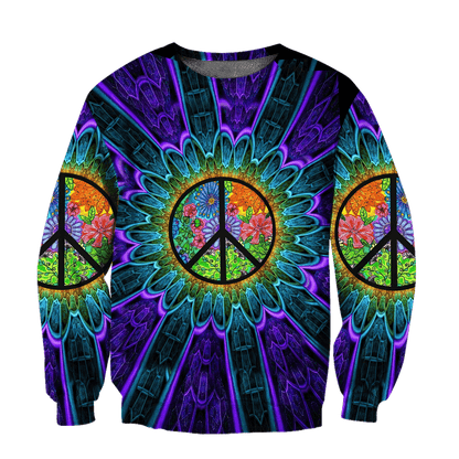 Colorful Peace Hippie Hoodie For Men And Women TQH201001