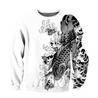 Japanese Irezumi Tattoo 3D Over Printed Unisex Hoodie ML