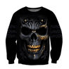 Golden Art Skulls Hoodie For Men And Women TQH201012