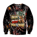 I shoot the Deer You buy the Beer 3D All Over Print Hoodie MH2209202