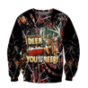 I shoot the Deer You buy the Beer 3D All Over Print Hoodie MH2209202