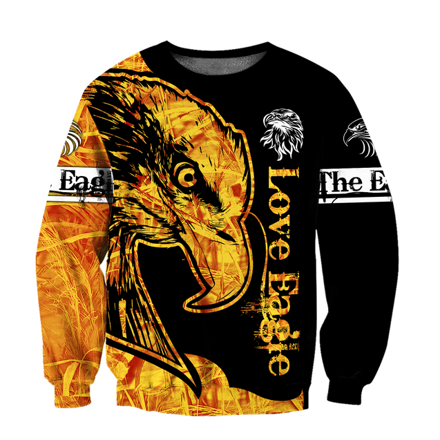 Eagle 3D All Over Printed Shirts For Men & Women-Apparel-TA-Sweatshirts-S-Vibe Cosy™