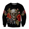 Love Skull red 3D all over printed for man and women QB06042001-Apparel-PL8386-Sweatshirt-S-Vibe Cosy™