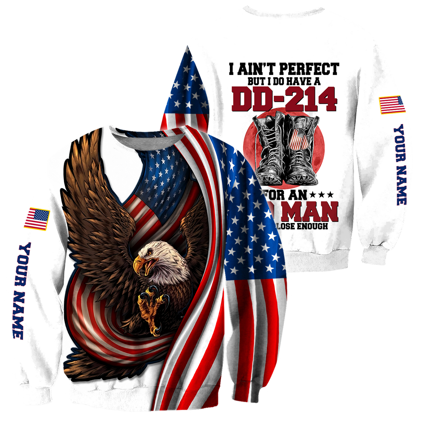 I Have A DD-214 US Veteran 3D All Over Printed Shirts  DQB21102002