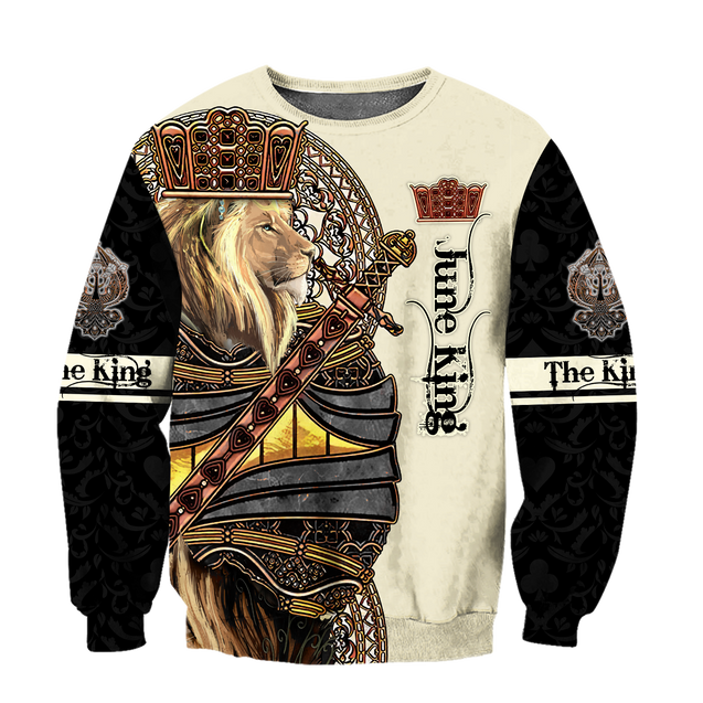 June King Lion 3D All Over Printed Unisex Shirts