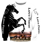 Love Horse 3D All Over Printed Shirts HVT12112001