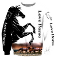 Love Horse 3D All Over Printed Shirts HVT12112001