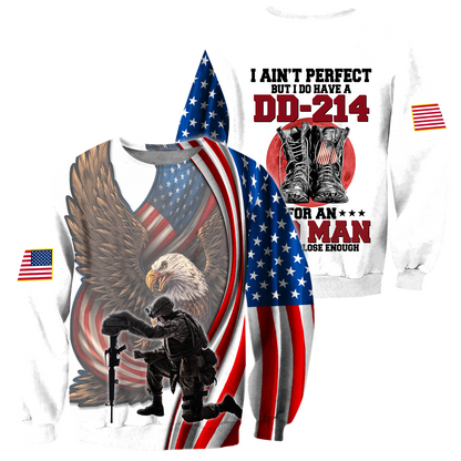 I Have A DD-214 US Veteran  3D All Over Printed Shirts DQB21102001