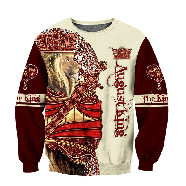 August King Lion Royal  3D All Over Printed Unisex Shirts