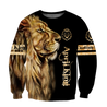 Custom Name April King Lion  3D All Over Printed  Unisex Shirts