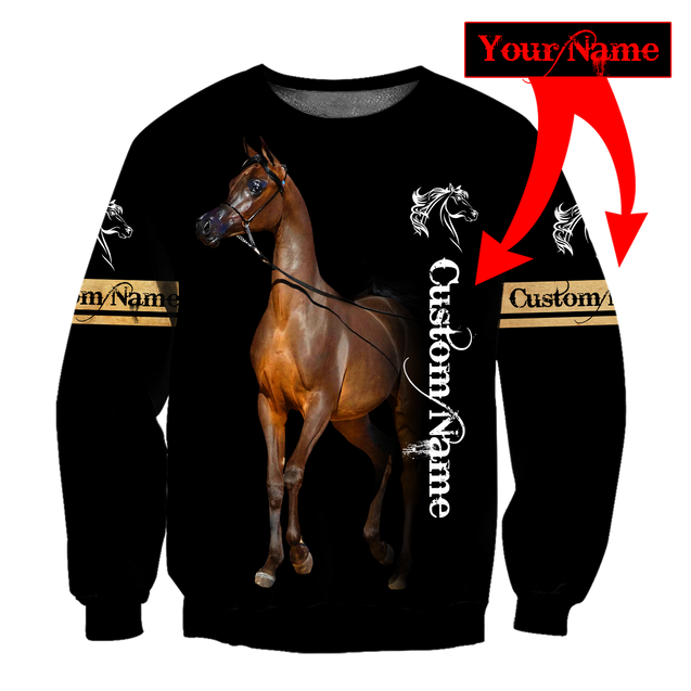 Arabian Horse Custom Name 3D All Over Printed Shirts DQB10072001