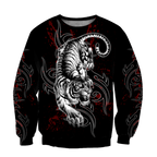 White Tiger 3D All Over Printed Shirt for Men and Women