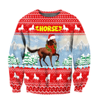 Horse Christmas 3D Shirt For Men And Women HHT16102007