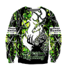 Light Green Deer Hunting 3D All Over Printed Shirts For Men LAM