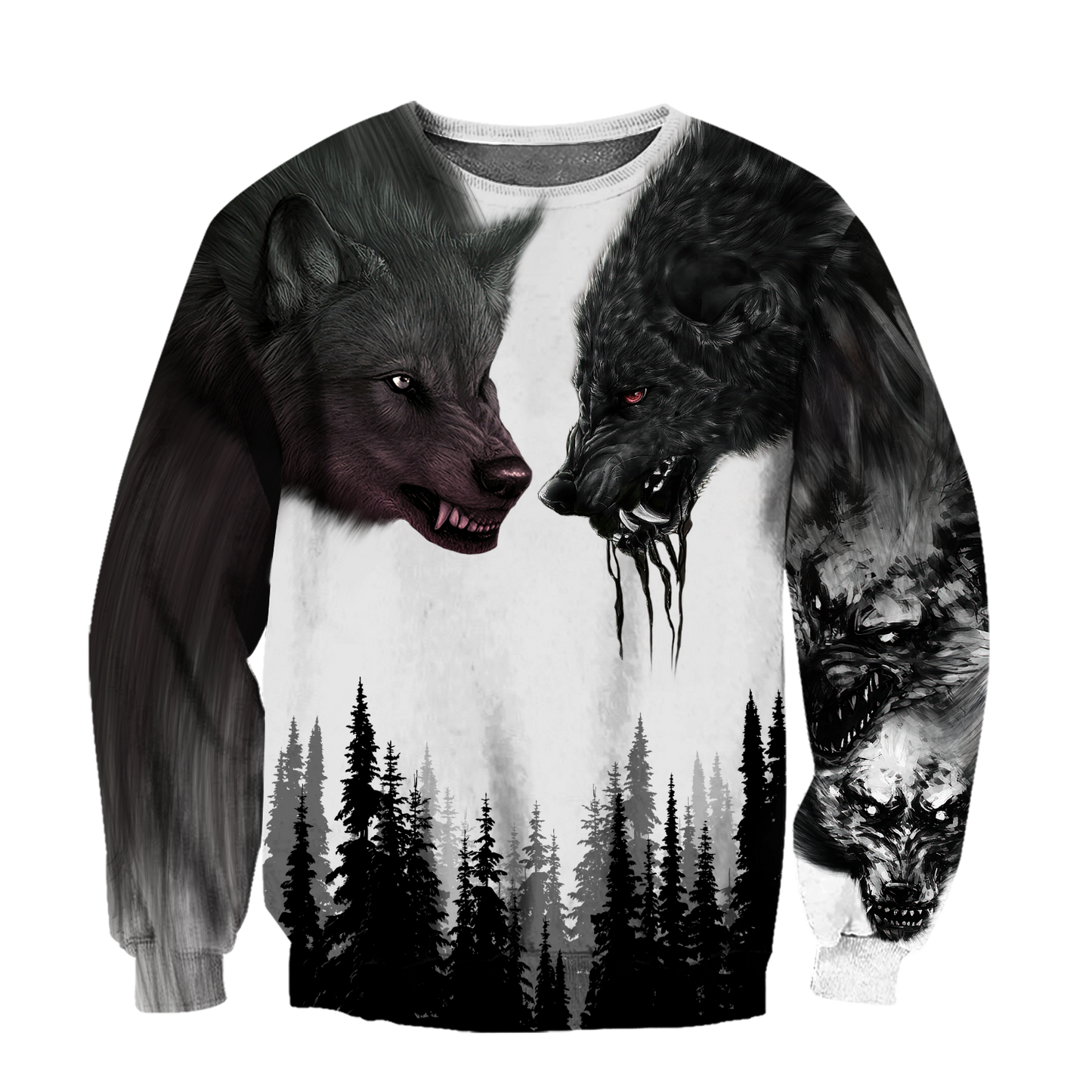 Wolf 3D All Over Printed Hoodie For Men and Women MH2410202ST
