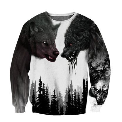 Wolf 3D All Over Printed Hoodie For Men and Women MH2410202ST