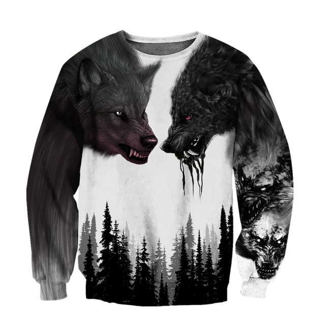 Wolf 3D All Over Printed Hoodie For Men and Women MH2410202ST