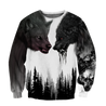 Wolf 3D All Over Printed Hoodie For Men and Women MH2410202ST