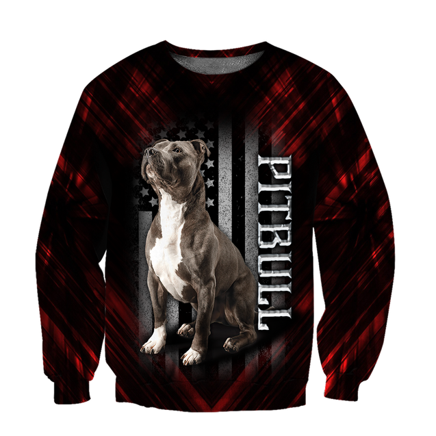 Pitbull 3d hoodie shirt for men and women MH0711202