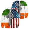 Irish By Blood American By Birth 3D All Over Printed Shirts For Men and Women DQB29102002