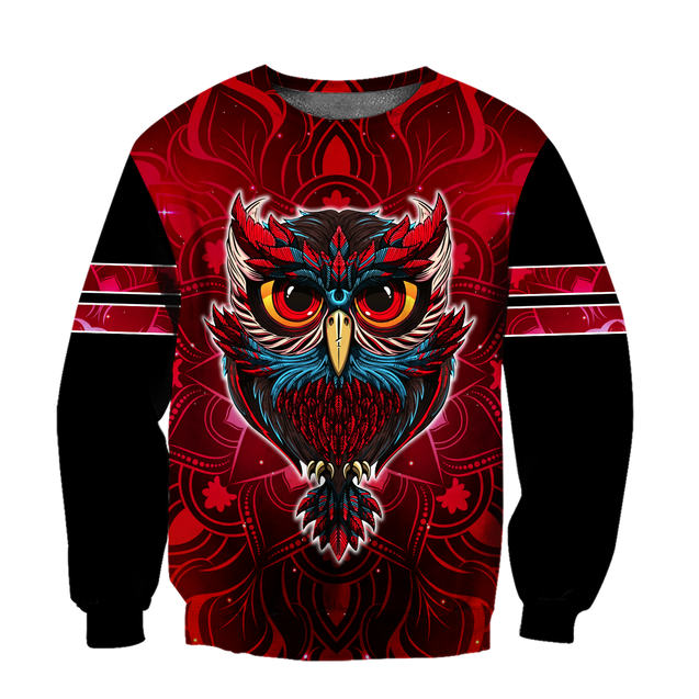 Owl 3d hoodie shirt for men and women QB05132003-Apparel-HG-Sweater-S-Vibe Cosy™