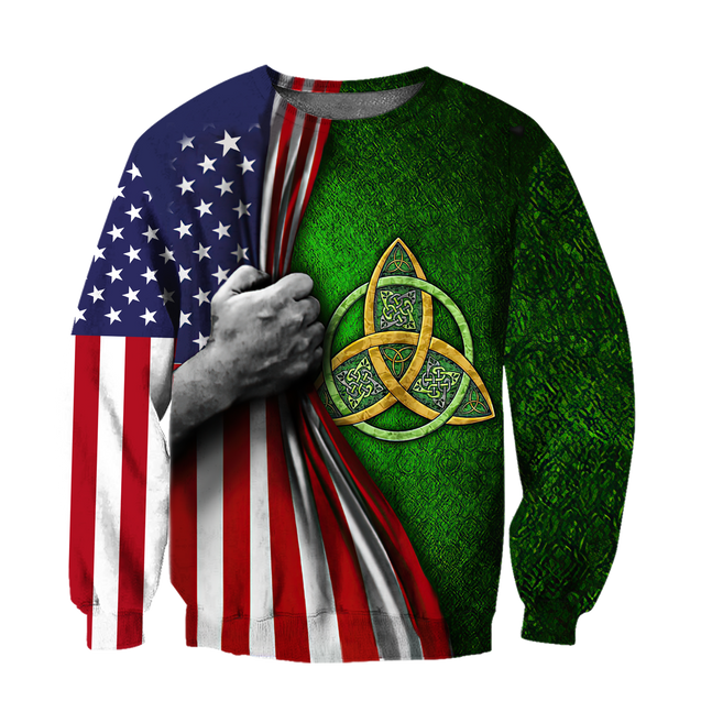 Irish St.Patrick day 3d hoodie shirt for men and women MH0511201