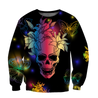 Love Skull 3D all over printed for man and women-Apparel-PL8386-Sweatshirt-S-Vibe Cosy™