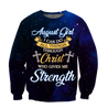 August Girl I Can Do All Things Through Christ Who Give Me Strength 3D All Over Print Shirts DQB08122005