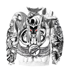 3D Tattoo Ancient Egypt Over Printed Shirt for Men and Women TP