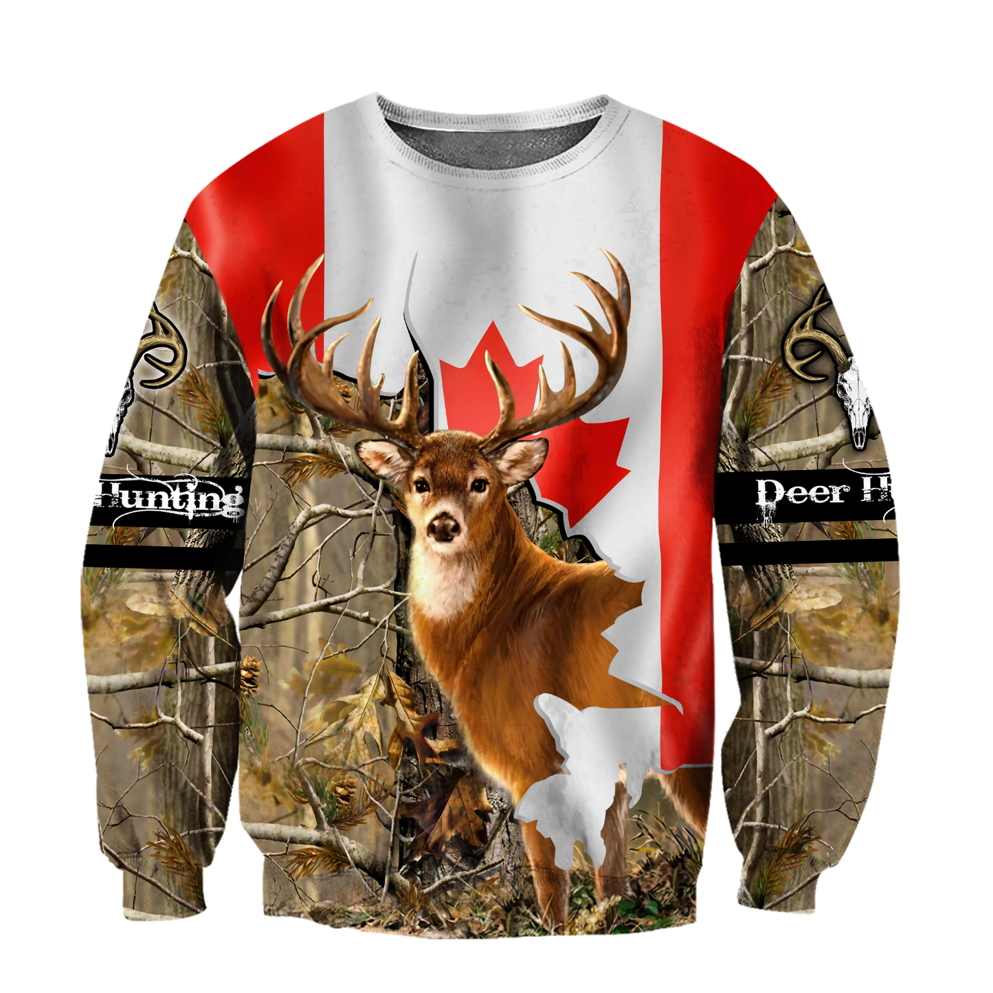 Deer Hunting Canada 3D All Over Printed Shirts For Men LAM