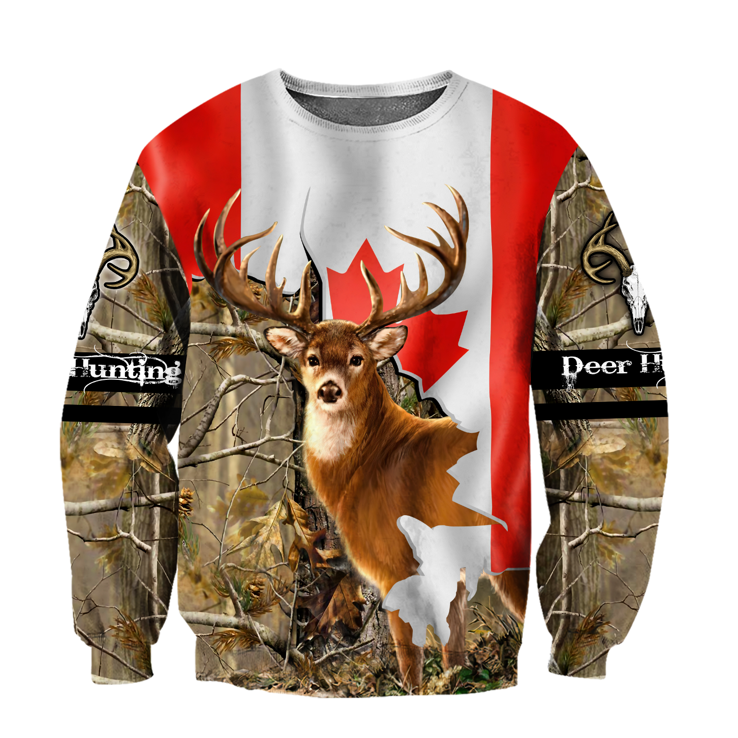 Deer Hunting Canada 3D All Over Printed Shirts For Men LAM