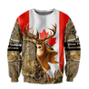 Deer Hunting Canada 3D All Over Printed Shirts For Men LAM