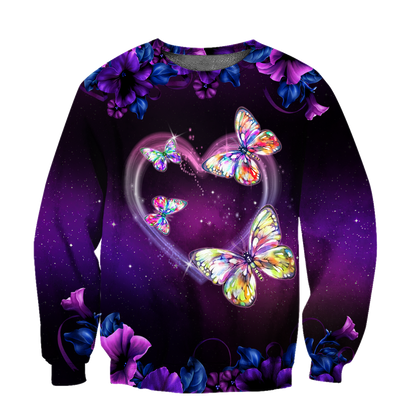 Butterfly 3D All Over Printed Shirts For Men and Women DQB08292002