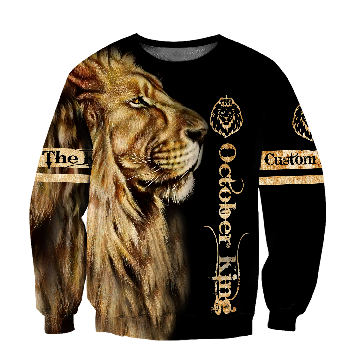 Custom Name October King 3D All Over Printed Unisex Shirts