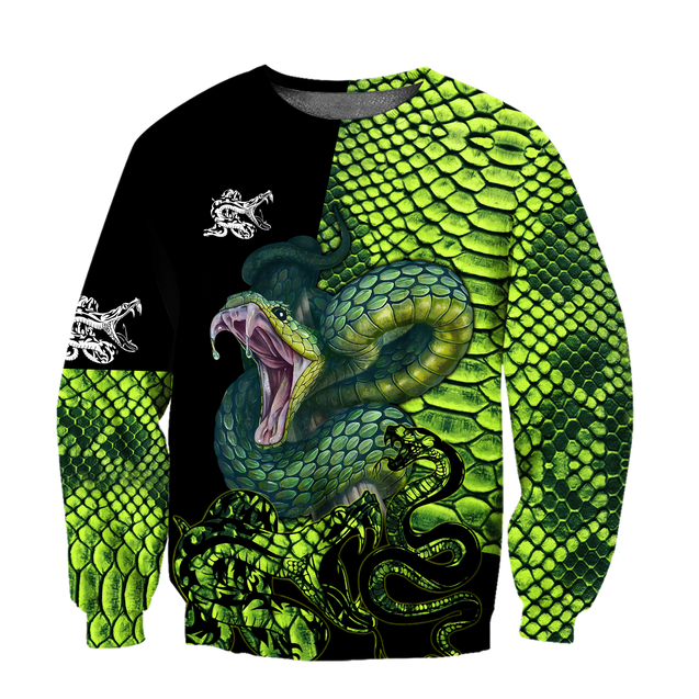 Snake 3D All Over Printed Unisex Shirt